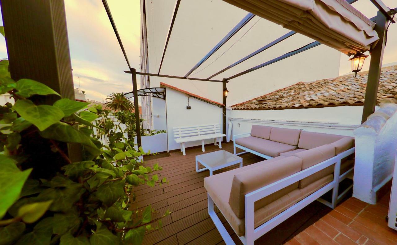 Old Fisherman'S House In Malvarrosa Beach Valence Extérieur photo
